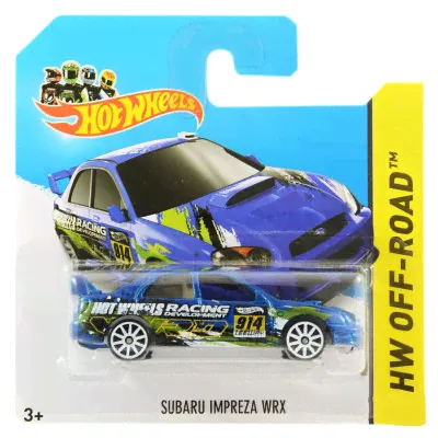 Коллекционная модель автомобиля Subaru Impreza WRX - HW Off-Road 2014, синяя, Hot Wheels, Mattel [BFF44]-3