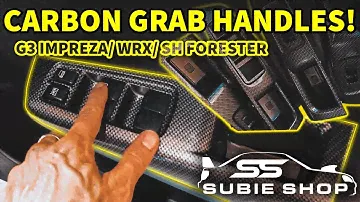 Carbon Fiber Grab Handles Upgrade For Your G3 WRX/ SH Forester