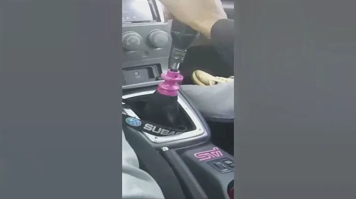 AMS Performance Carbon Fiber Shift Knob Testing on Subaru! #subaru #evo