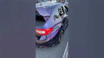 FAT WIDE BODY KIT PURPLE STI #carsandcoffee #subaru #racecar