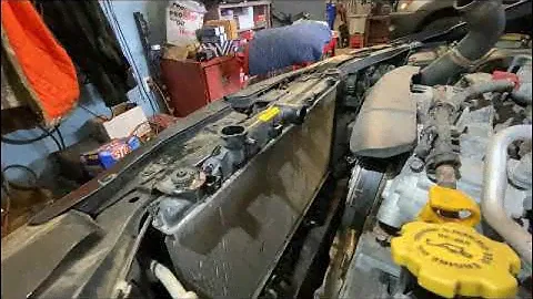 2008-2014 subaru impreza 2.5 radiator replacement