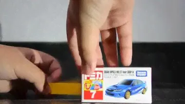 UNBOXING TOMICA SUBARU IMPREZA WRX STI 4door GROUP R4