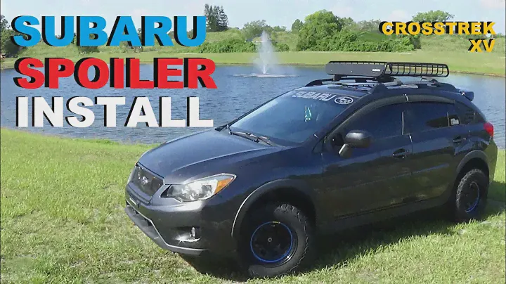 SUBARU CROSSTREK XV SPOILER INSTALL (SUPER EASY INSTALL)